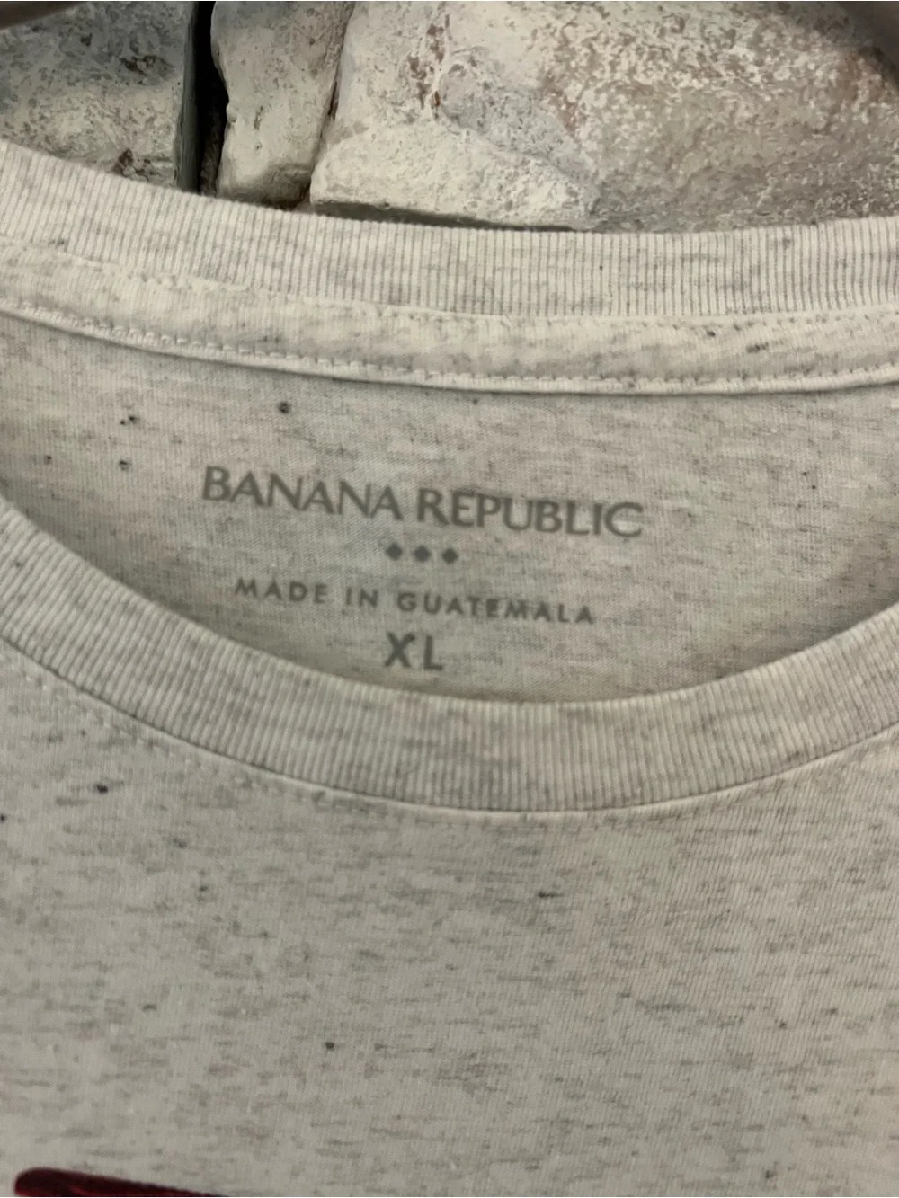 Banana Republic Men’s Light Gray Bicycle Graphic T‑Shirt